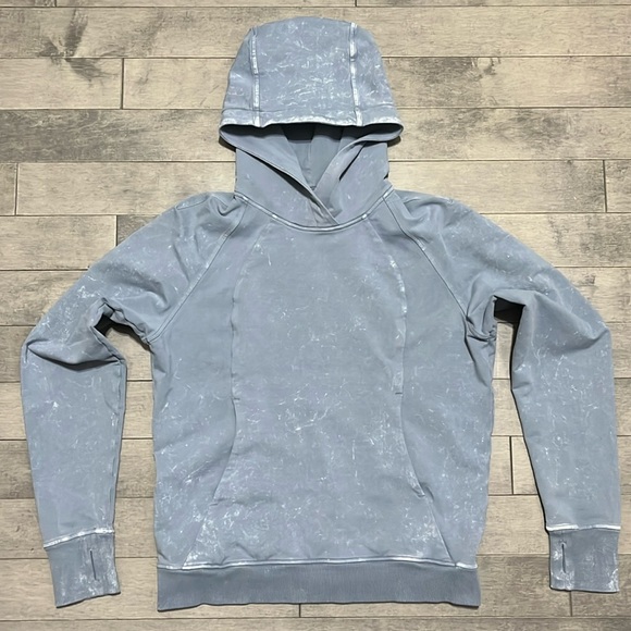 Lululemon Scuba Pullover - Washed Blue Charcoal - 6 - Picture 6 of 9